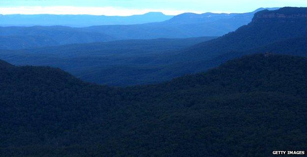 The Blue Mountains in Australia