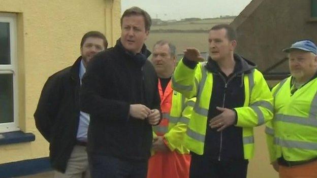 David Cameron in Newgale