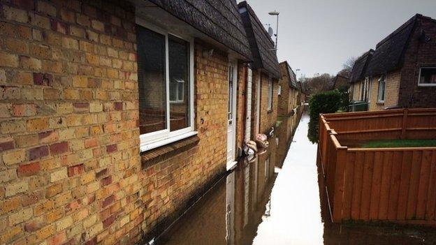 Flooding at Buckskin, Basingstoke