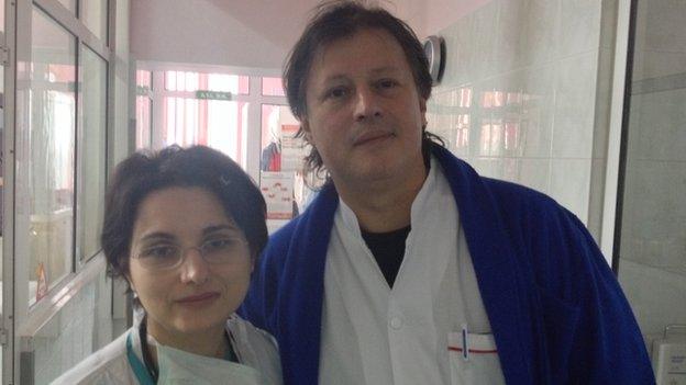 Dr Marian Martin and Dr Cristian Posea