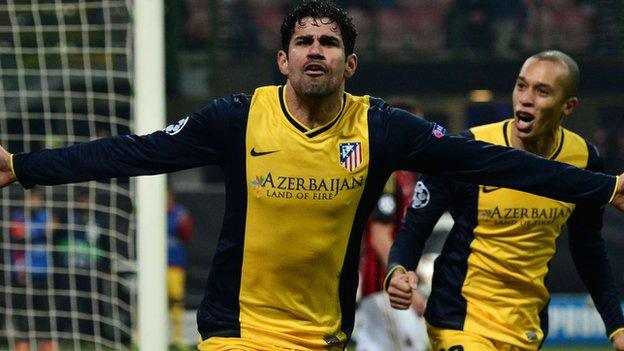 Diego Costa celebrates