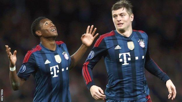 David Alaba and Toni Kroos