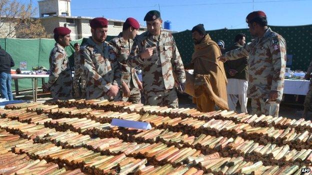 File photo of Frontier Corps personnel in Quetta, Balochistan