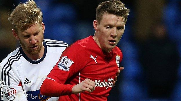 Joe Mason in action against Bolton