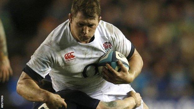 Dylan Hartley in Six Nations action for England