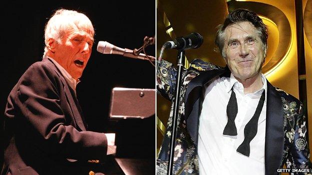 Burt Bacharach and Bryan Ferry