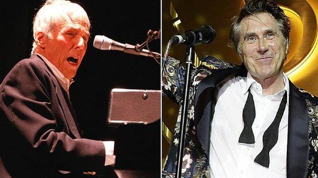 Burt Bacharach and Bryan Ferry