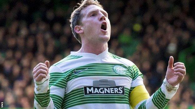 Celtic midfielder Kris Commons