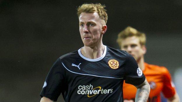 Motherwell defender Craig Reid