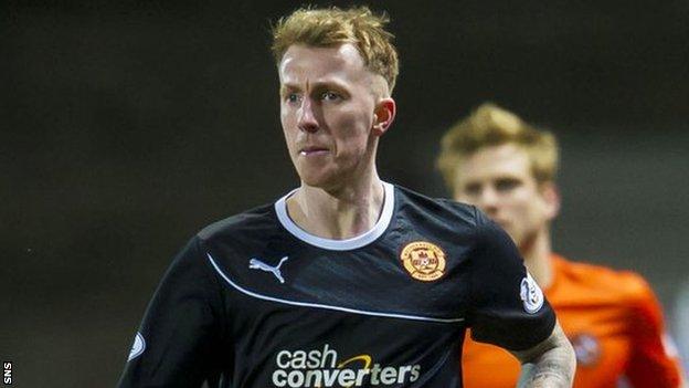 Motherwell defender Craig Reid