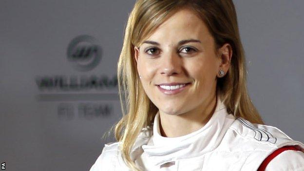 Williams development driver Susie Wolff