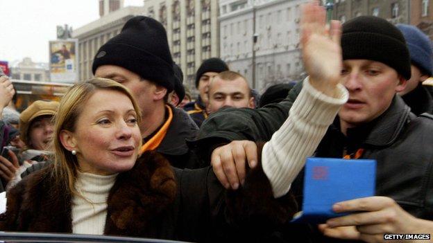 Yulia Tymoshenko in 2004