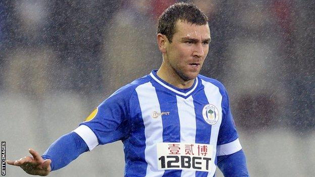 Wigan Athletic's James McArthur