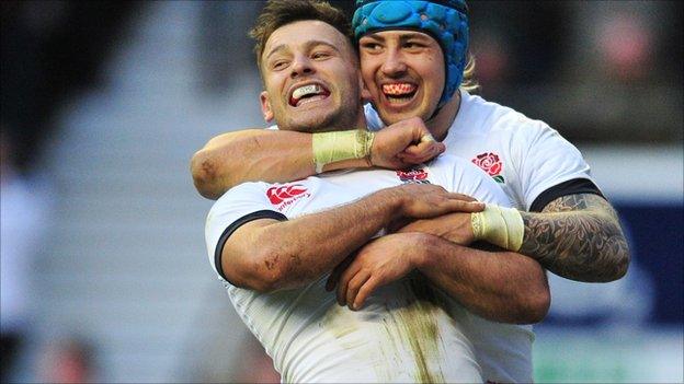 Danny Care and Jack Nowell