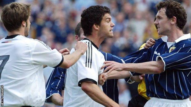 Scotland last faced Germany in 2004