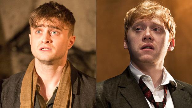 Daniel Radcliffe and Rupert Grint