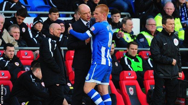 Uwe Rosler and Ben Watson