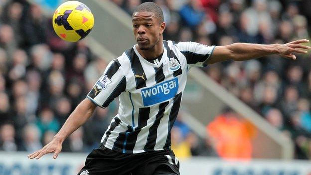 Newcastle United striker Loic Remy