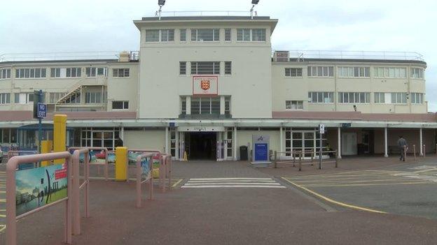 Jersey Airport Arrivals Building