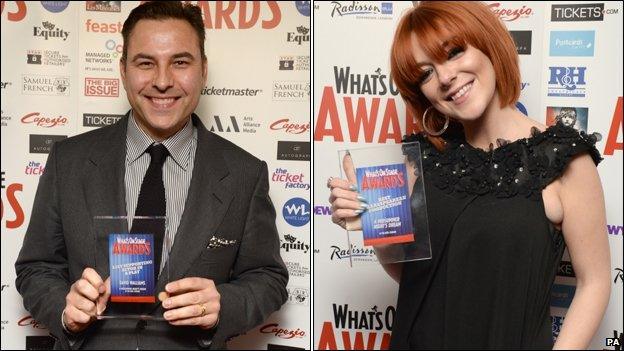 David Walliams and Sheridan Smith