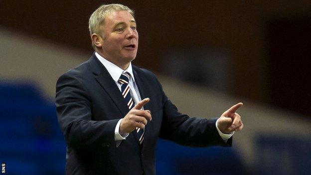 Rangers boss Ally McCoist