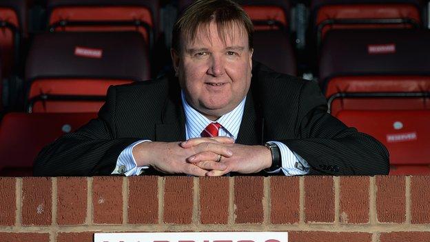 Kidderminster Harriers chairman Mark Serrell