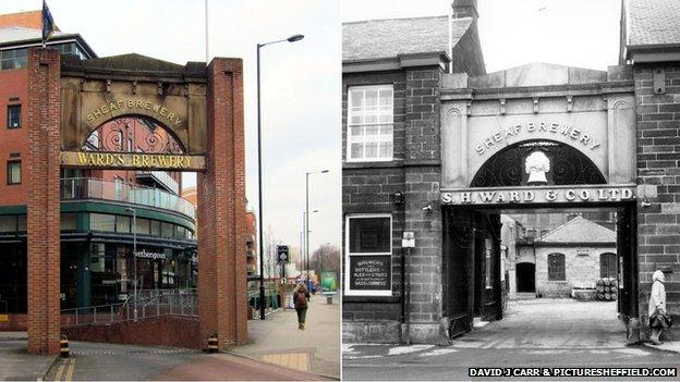 Ward's Brewery, Sheffield in 2013 and before closure