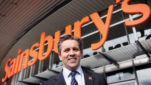 Justin King, chief executive, Sainsbury's