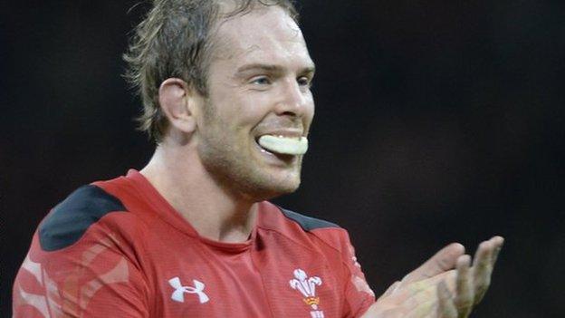 Wales lock Alun Wyn Jones