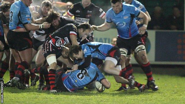 Cornish Pirates v Jersey in the B&I Cup