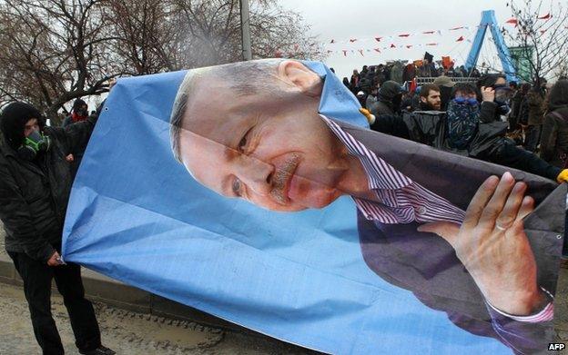 Protesters in Ankara (25 Feb)