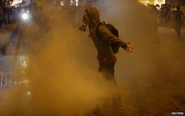 Protester in Istanbul (July 2013)