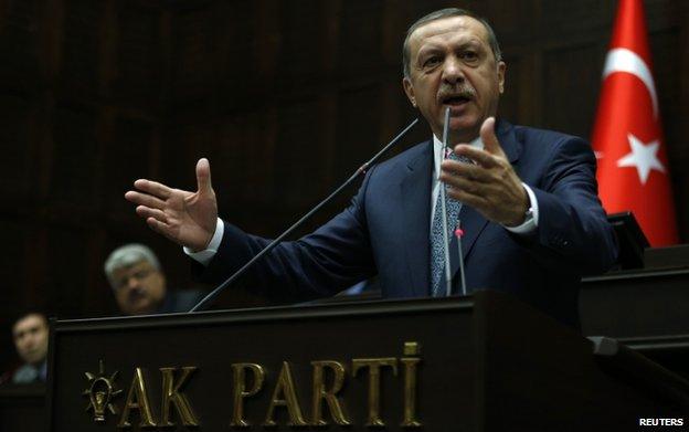 Turkish PM Recep Tayyip Erdogan