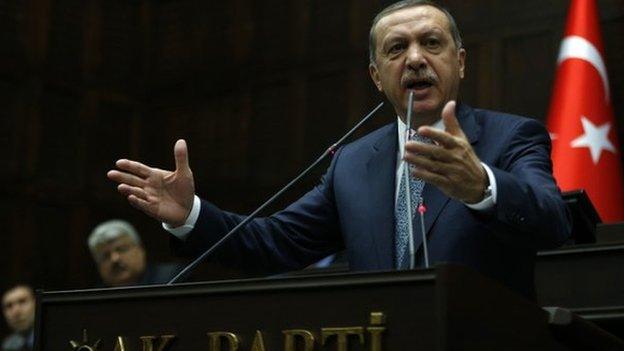 Turkish PM Recep Tayyip Erdogan