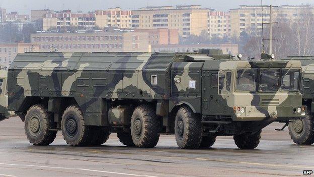 Russian Iskander ballistic missile launcher April 20, 2010