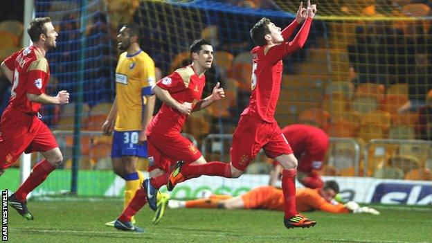 Bury celebrate