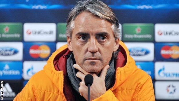 Galatasaray boss Roberto Mancini