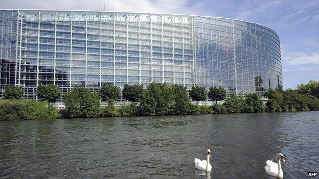 European Parliament in Strasbourg