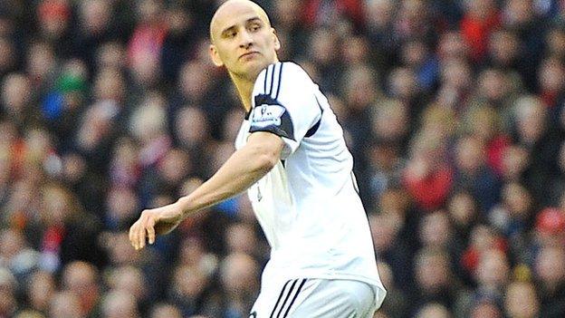 Swansea midfielder Jonjo Shelvey