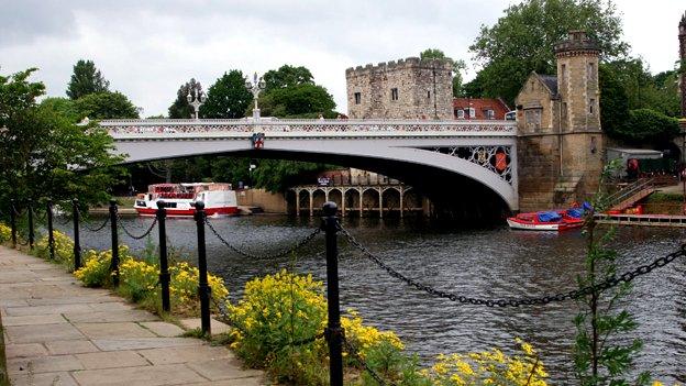 Lendal Bridge and the River Ouse, York