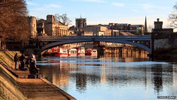 Lendal Bridge and the River Ouse, York