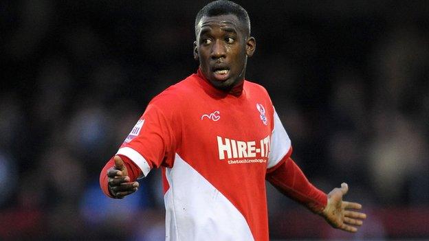 Kidderminster Harriers striker Amari Morgan-Smith