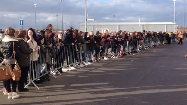 Crowds at Keepmoat Stadium