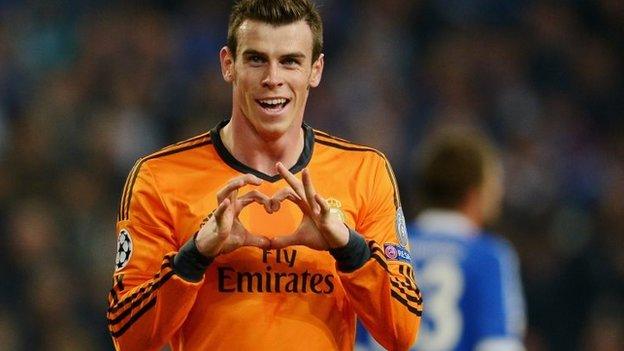 Real Madrid forward Gareth Bale