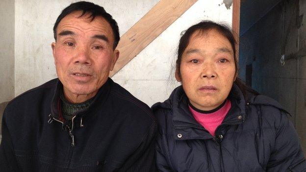 Lian Enqing's parents in Wenling, Zhejiang province