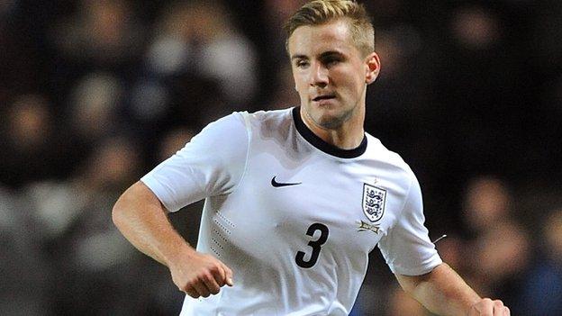 Luke Shaw England Under-21s