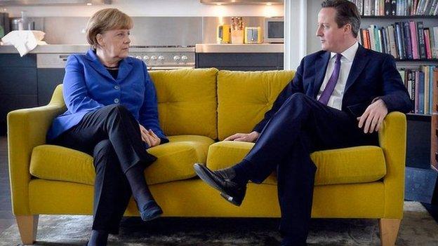 Angela Merkel and David Cameron