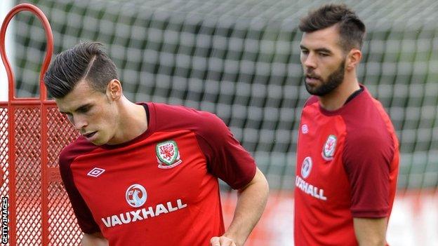 Gareth Bale and Joe Ledley