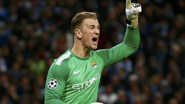 Manchester City goalkeeper Joe Hart