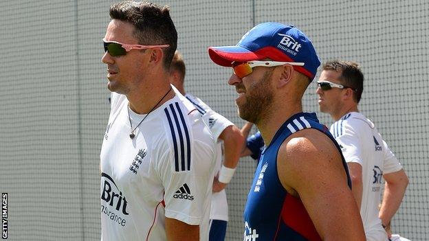 Kevin Pietersen and Matt Prior